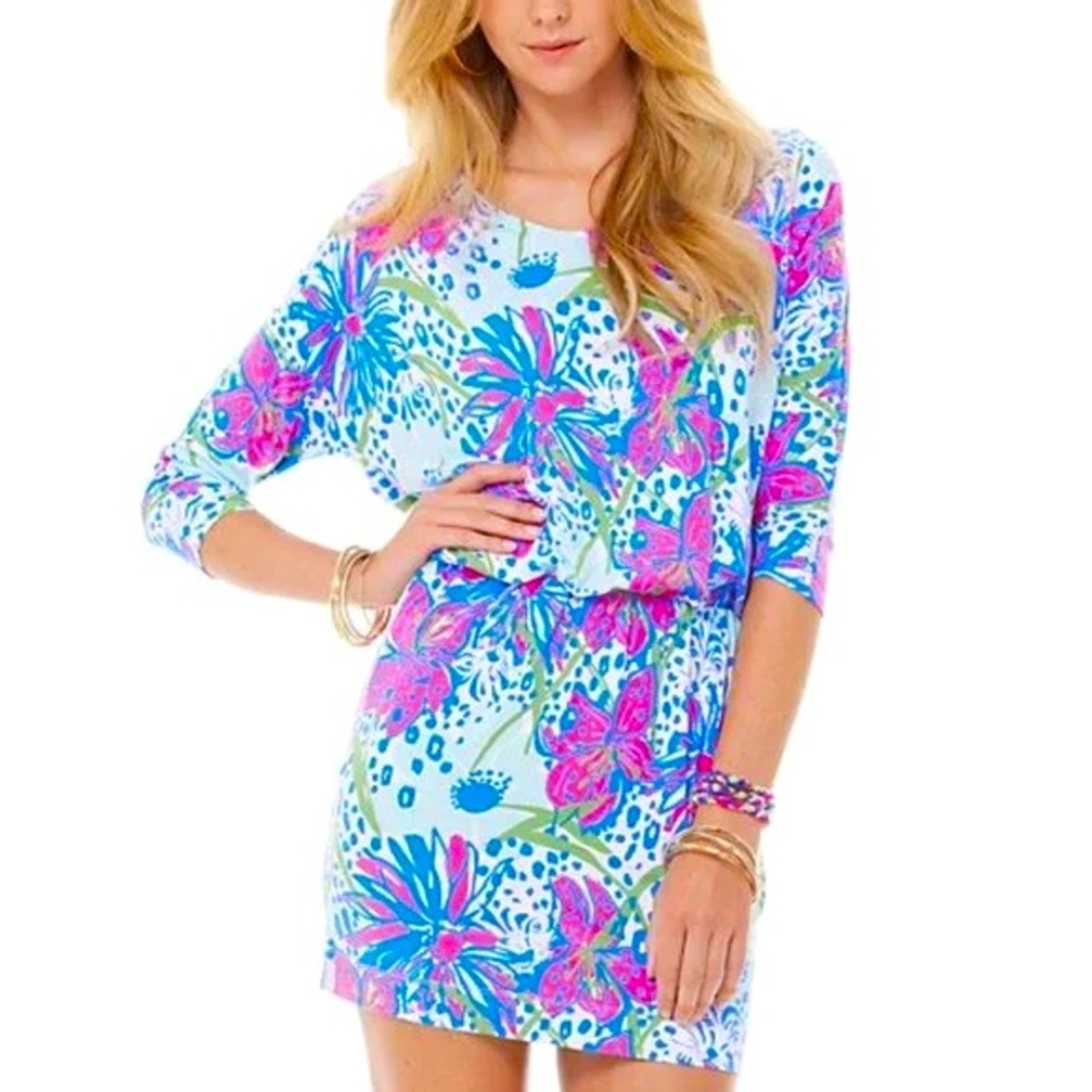 Lilly Pulitzer Cara Floral In The Garden Dress
